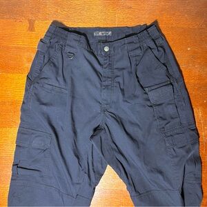 5.11 Tactical Pants Mens 32X32 Black Straight Fit Canvas Ripstop Workwear